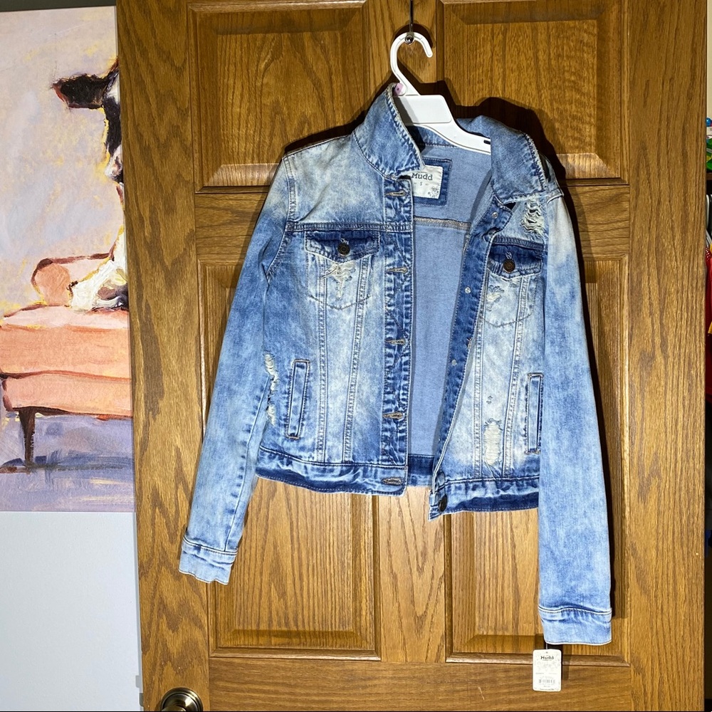 Mudd Light Blue Wash Denim Jacket